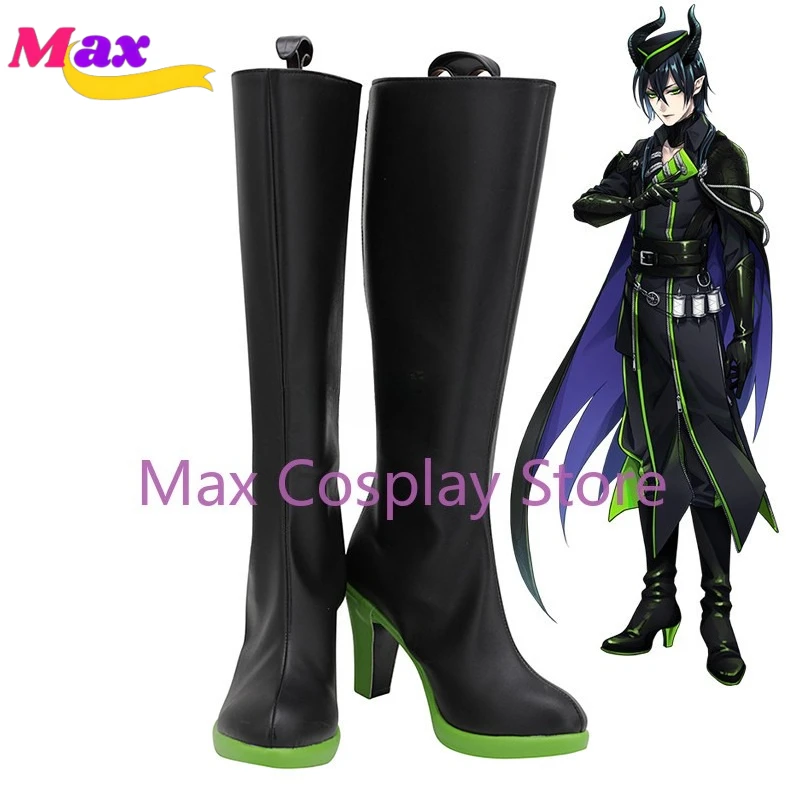 

Max Cos Twisted Wonderland Malleus Draconia Аниме Игры Настроить Обувь для косплея Сапоги