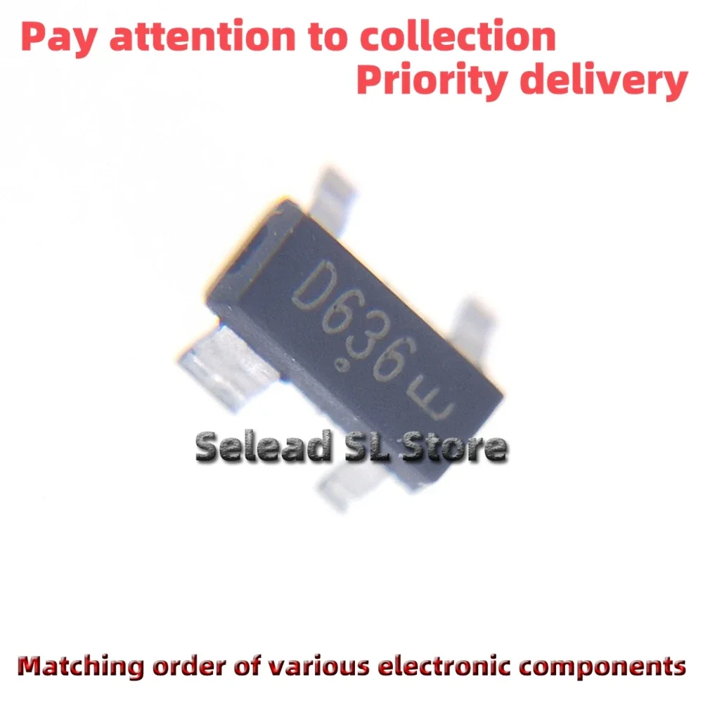 500PCS/LOT CM1293A-02SR  D636 SOT-143 New ESD/TVS electrostatic protection diode