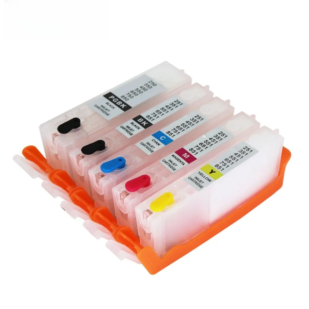PGI 550 CLI 551 Refillable Ink Cartridge with ARC Chips 550 551 For Canon PIXMA IP7250 MG 6350 MG 5450 MX925 MX725 view 2