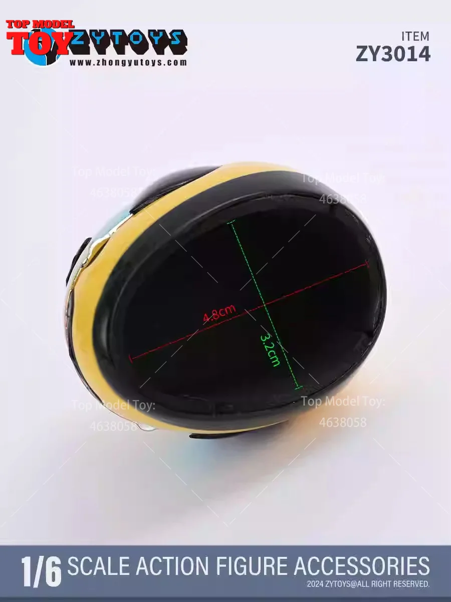 ZYTOYS ZY3014 1/6 스케일 ABS 시뮬레이션 레이싱 오토바이 헬멧 군인 액세서리 모델 12 ''액션 피규어 바디 인형