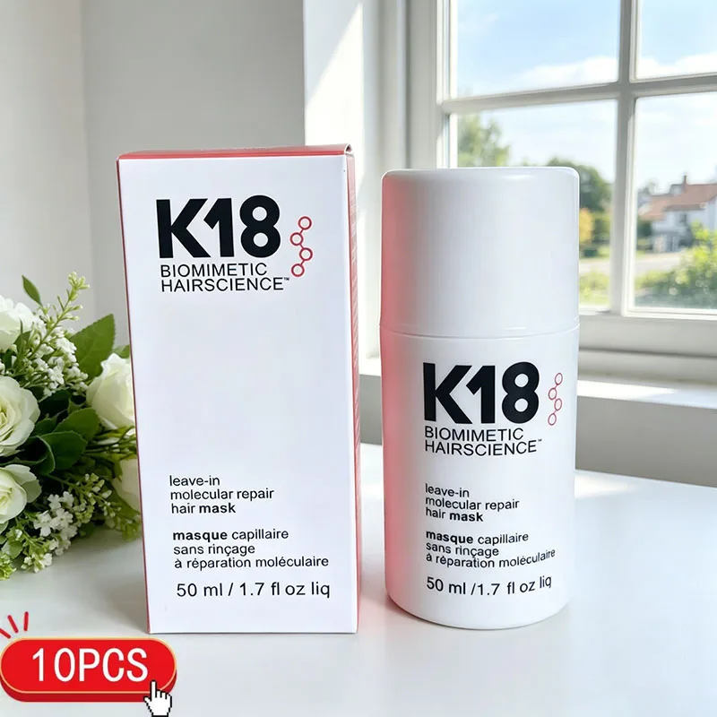 K18 Haarverzorgingsset Leave-In Moleculair Keratine Reparatie Haarmasker Verzacht en herstelt beschadigd haar Diepe keratinebehandeling voor de hoofdhuid