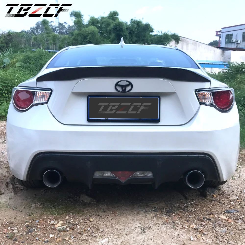 Rear Trunk Spoiler Wing For 2013-2020 Toyota GT86 Scion FR-S Subaru BRZ AD Style Real Carbon Fiber Rear Spoiler