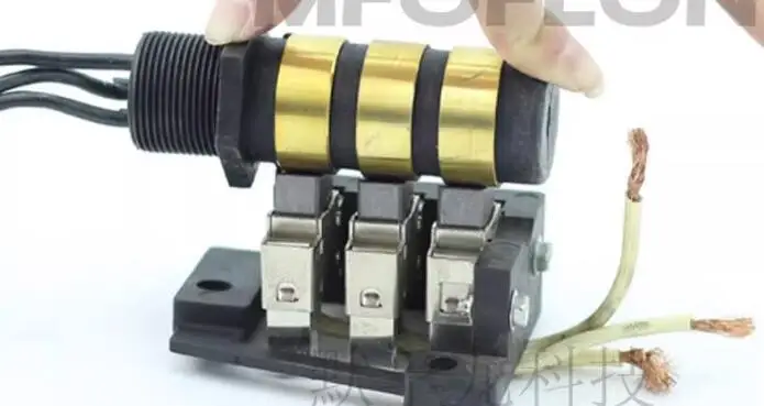 Generator conductive slip ring/carbon brush/slip ring wind power collector ring rotating joint separation type 3-channel 30A