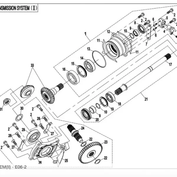 DRIVEN BEVEL GEAR ASSY FOR CF 800CC  Z8 U8 OEM 0800-062200