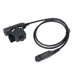 Tactical Headset U94 PTT for Motorola XiR P6600 P6620 DP2400 MTP3250 DEP550 DP2400 MTP3550 MTP3150 Walkie Talkie