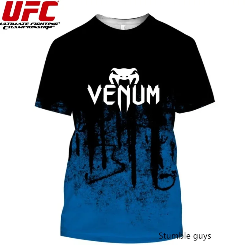 

UFC MMA Sports T-Shirt Men's Fight Jersey Fashion Casual Athletic Kids Short Sleeve