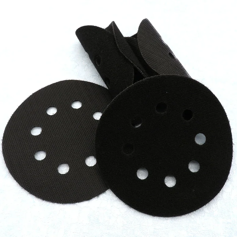 2 pack New 5 Inches(125mm) 8 Holes Ultra-thin Surface Protection Interface Pad for Sanding Pads Hook&Loop Sanding Discs Sponge