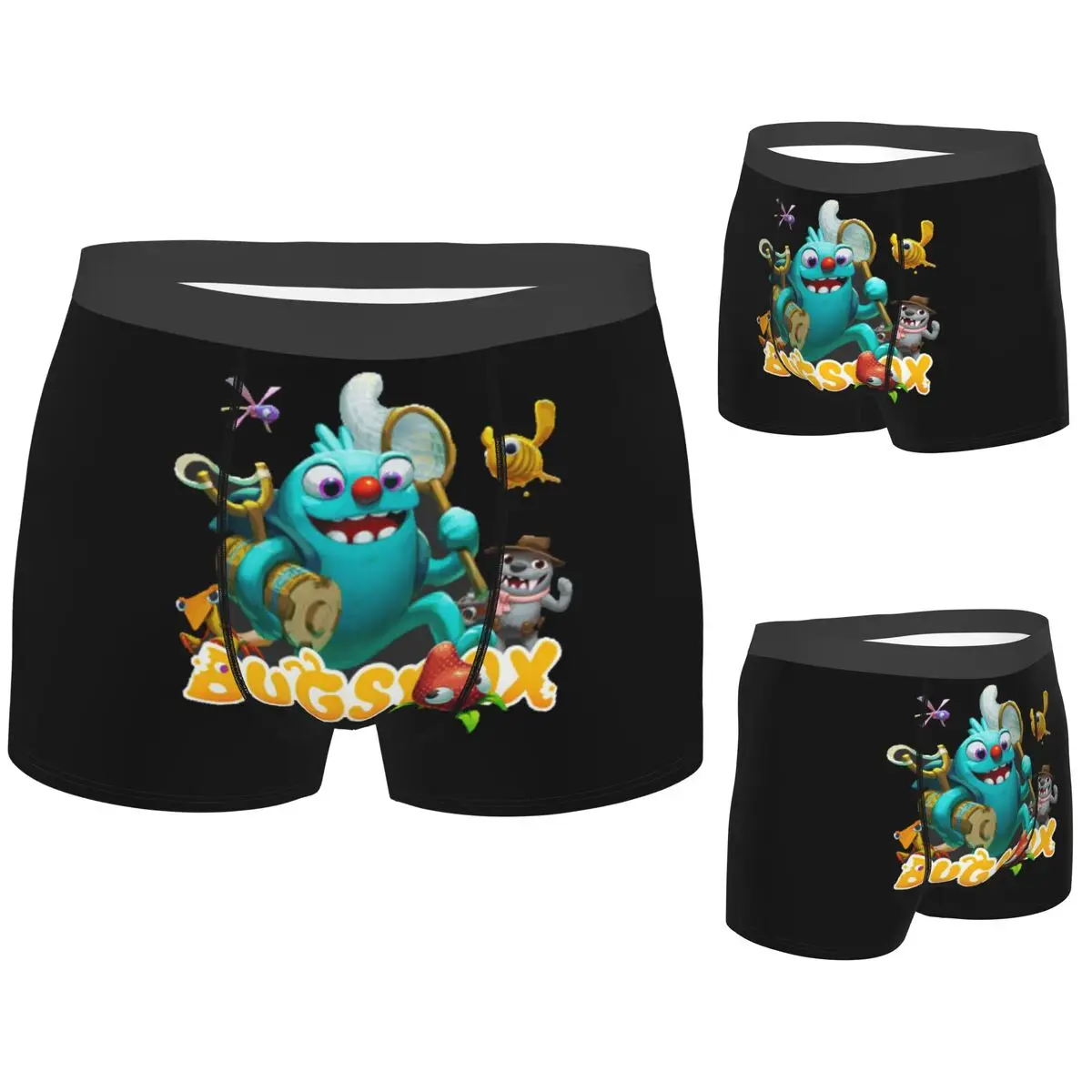 

Boxer Underpants Shorts Bugsnax Panties Male Soft Underwear for Homme Man Boyfriend Gift