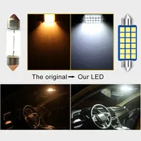 For Volkswagen VW GOLF 4 5 6 7 MK7 Passat B5 B6 B7 B8 POLO 9N 9N3 6R 6C Scirocco Tiguan MK1 Car Interior LED Dome Reading Lights