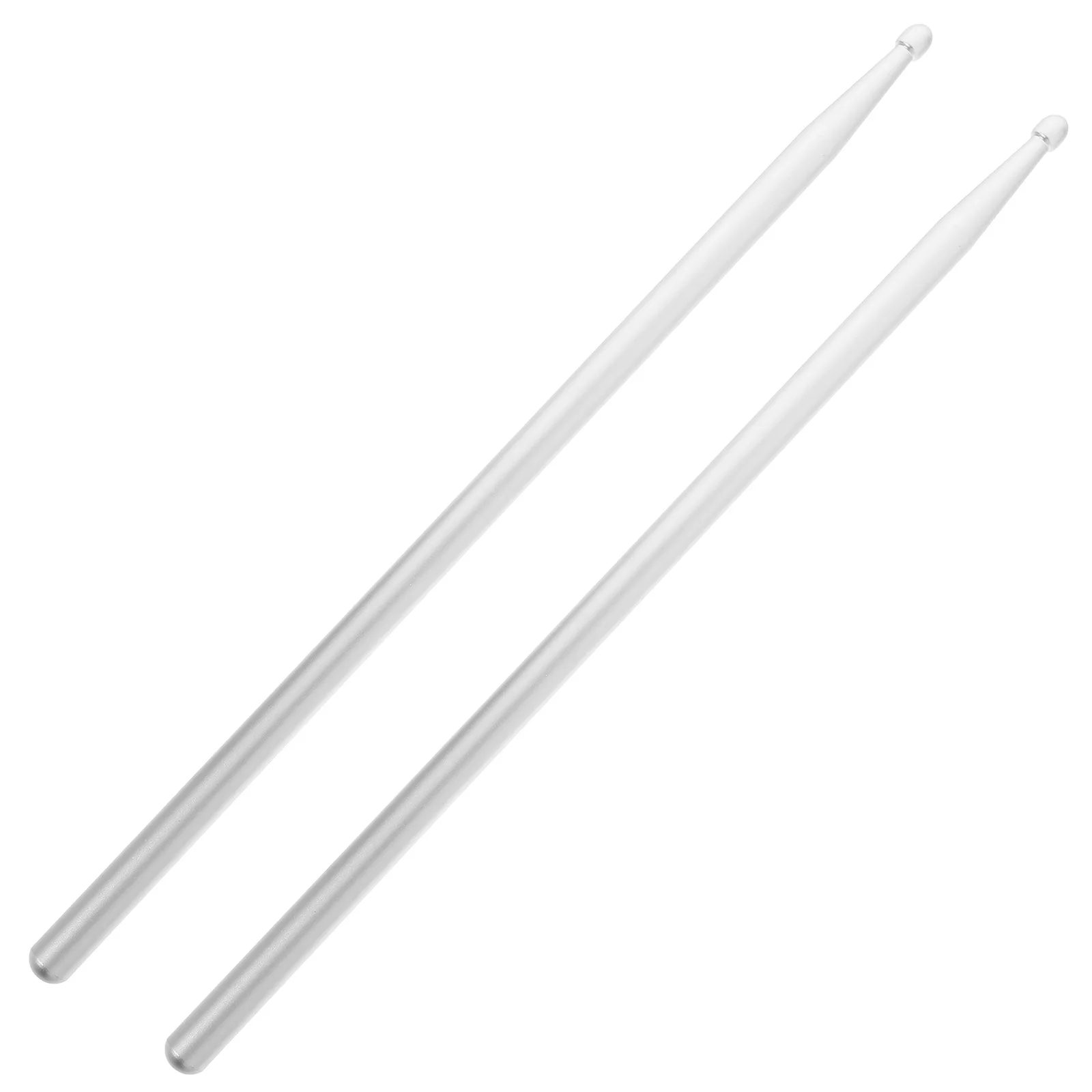 

1 Pair Aluminum Alloy Drumsticks 5A Metal Drum Stick For Drum Set Practice Percussion Instrument Accessory Band Cafe Performance