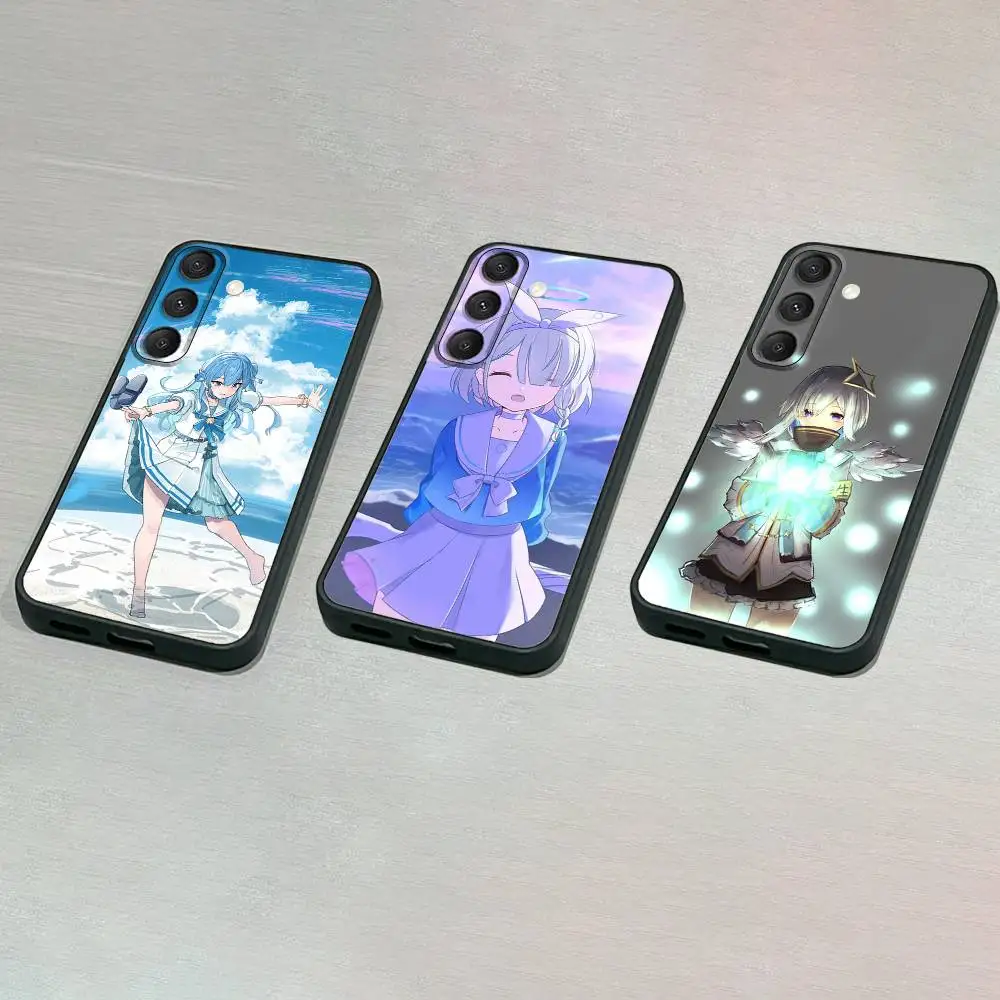 

Cartoon A-Amane K-Kanata Phone Case For Samsung S25,S24,S23,S22,S21,S20,S10,Ultra,Plus,Lite,FE,Soft Silicone Black Cover