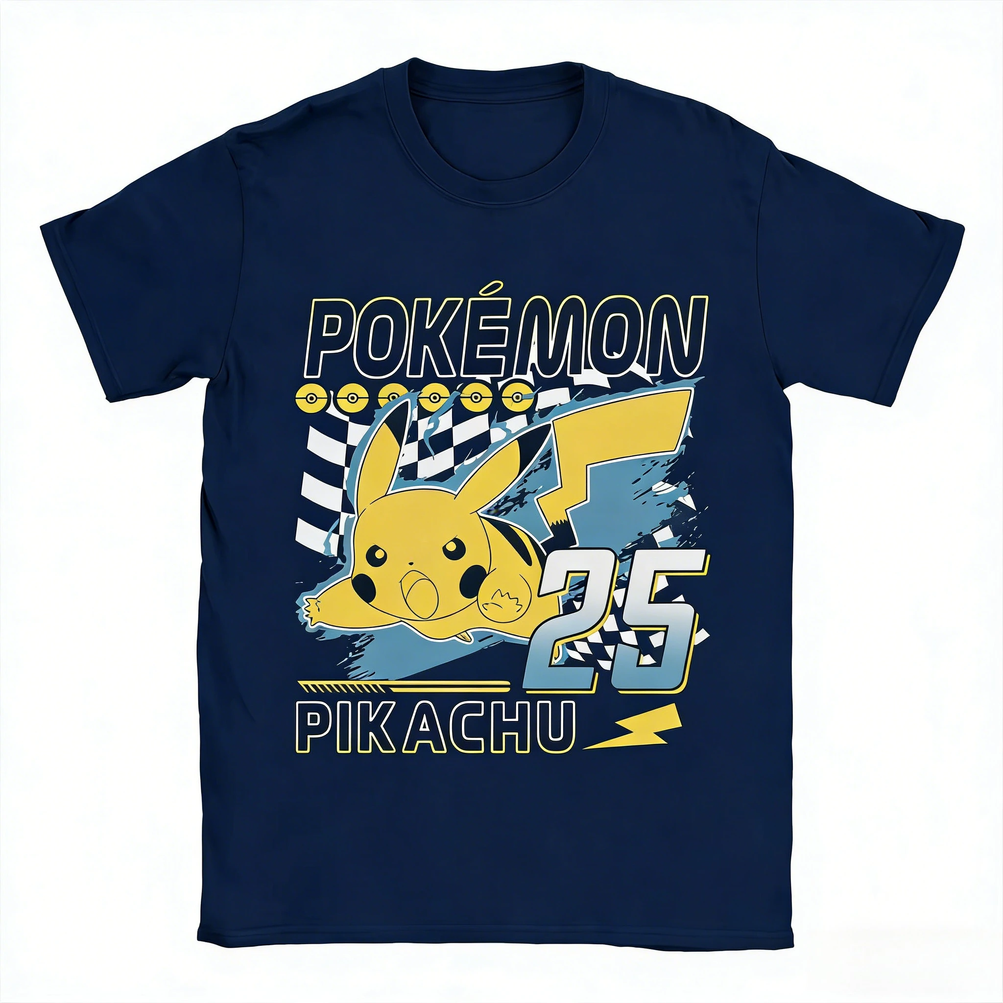 

2026 Pokémon Men's New Super Cute Pokémon Anime Printed T-shirt Summer Men's/Women's Plus Size Trend Loose Casual Short-sleeved