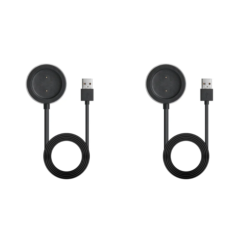 2er-Pack für Amazfit GTS1/GTR1/T-Rex1 USB Smartwatch Ladegerät Ersatzladegerät Ladekabel