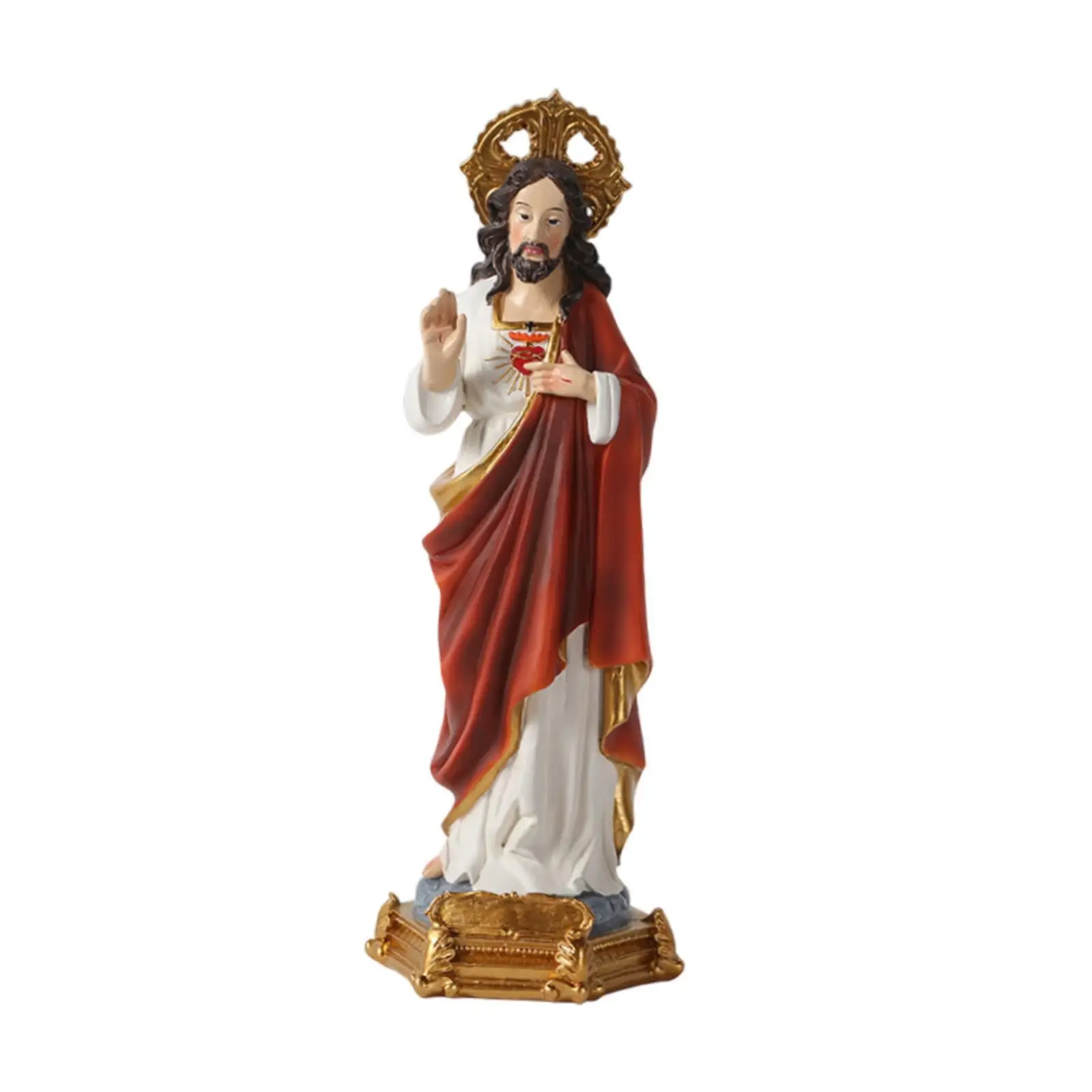 

Holy Jesus Statue Home Decor Catholic Sculpture Statue for Tabletop