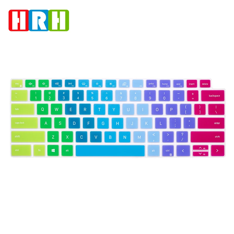 

HRH English language Keyboard Covers Keypad Skin Protector Protective Film For Dell Ling Yue 14 5410