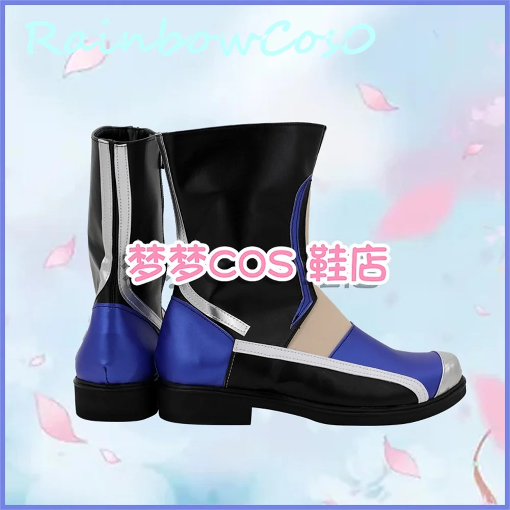 GRANDCHASE – chaussures de Cosplay GrandChase ason MUZIN, bottes de jeu, de carnaval, de fête d'halloween et de noël, W2272