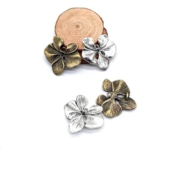 High quality fashion 15 PCS flower charms fit Diy handmade necklace earrings bracelet charms  Jewelry Making