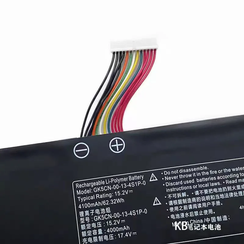 GK5CN-00-13-4S1P-0 GK5CN Laptop Batterij voor SCHENKER XMG Neo 17 XMG Core 17 voor Medion Erazer X6807 X6805 Serie 4 Cellen 62.32Wh