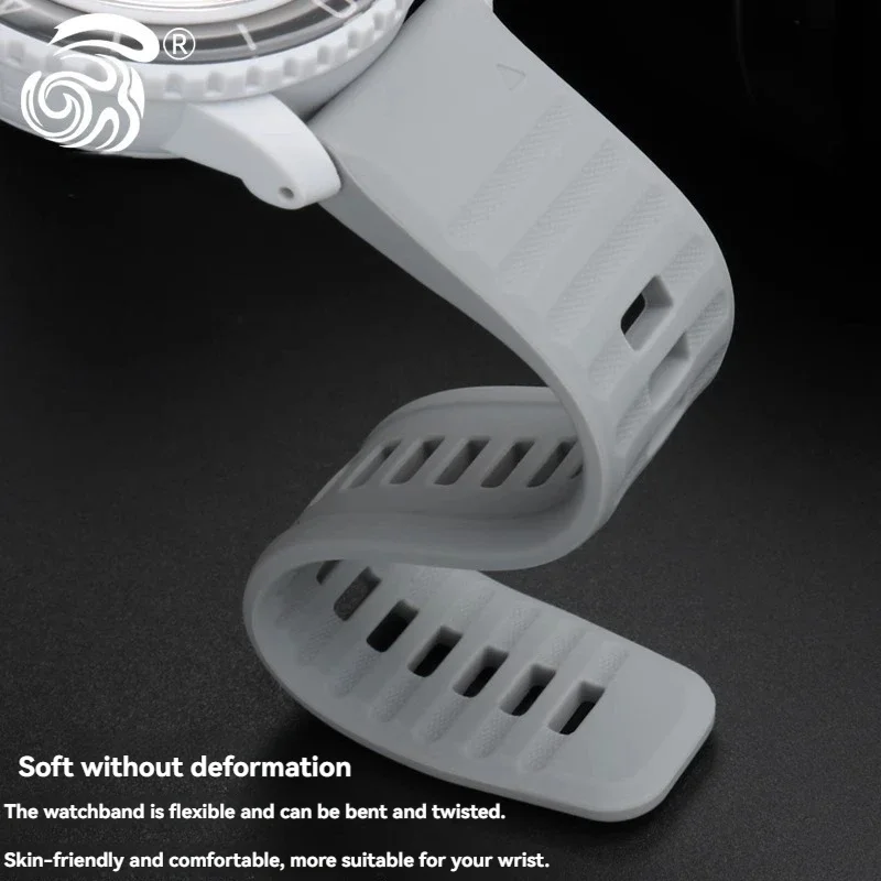Per Huami Amazfit Falcon Sgancio Rapido Nuovo Speciale Cinturino Per Orologio In Silicone Sport Assorbimento Del Sudore All'aperto Uomo Donna Polsino 22mm