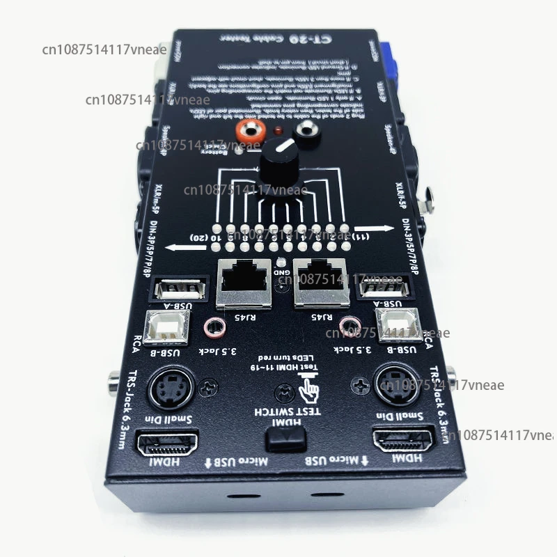 

CT-20 Многофункциональный тестер линии Аудио линия Xlr Тестер сигнальной линии Hdmi