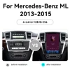 Carplay Android メルセデスベンツ ML GL X166 2013-2015 車マルチメディアプレーヤー GPS テスラスクリーンヘッドユニット走行距離計デジタルクラスター 2