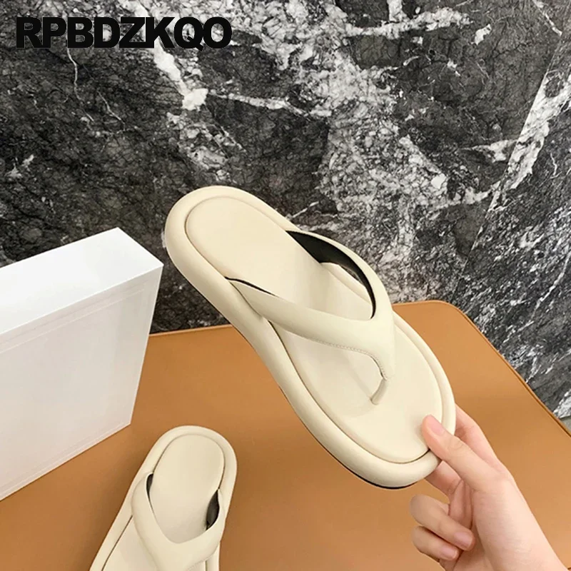 Comfort Sandals Home House Indoor Shoes Women Slippers Soft Bedroom Flip Flop Sheepskin Genuine Leather Flats Bathroom Slides