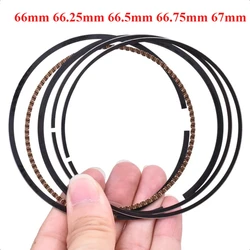 66mm 66.25mm 66.5mm 66.75mm 67mm Engine Piston Rings 12140-19B10 for Suzuki DR200S SP200 DF200 RV200 DR200SE DR 200 1986-2007