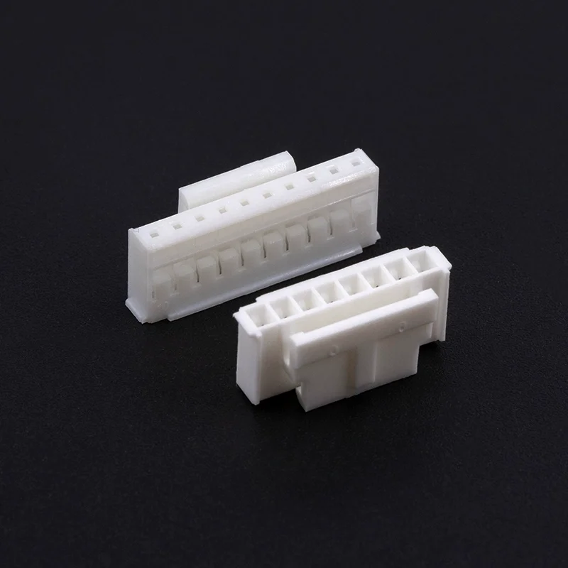 50Pcs HY2.0 Plastic Shell 2.0mm Pitch With Buckle Lock Connector 2P/3P/4P/5P/6P/7P/8P/10Pin