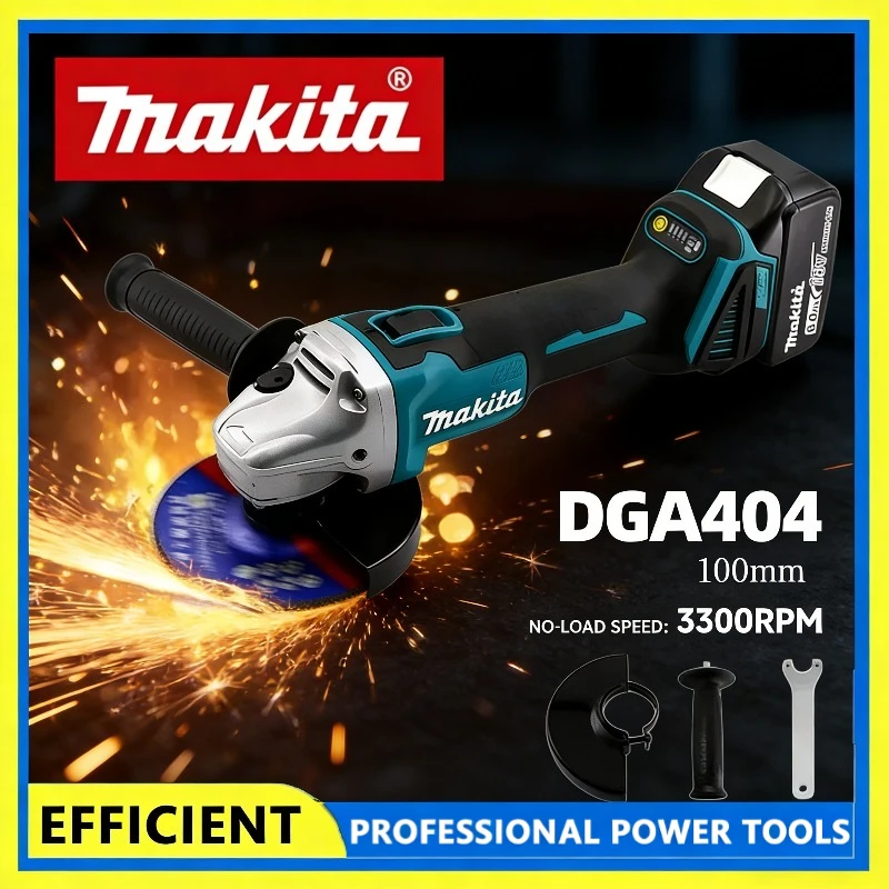 

Makita DGA404 Electric Brushless Angle Grinder Metal Wood Power Tool 100mm Grinder Cordless Grinding Polishing Cutting Machine