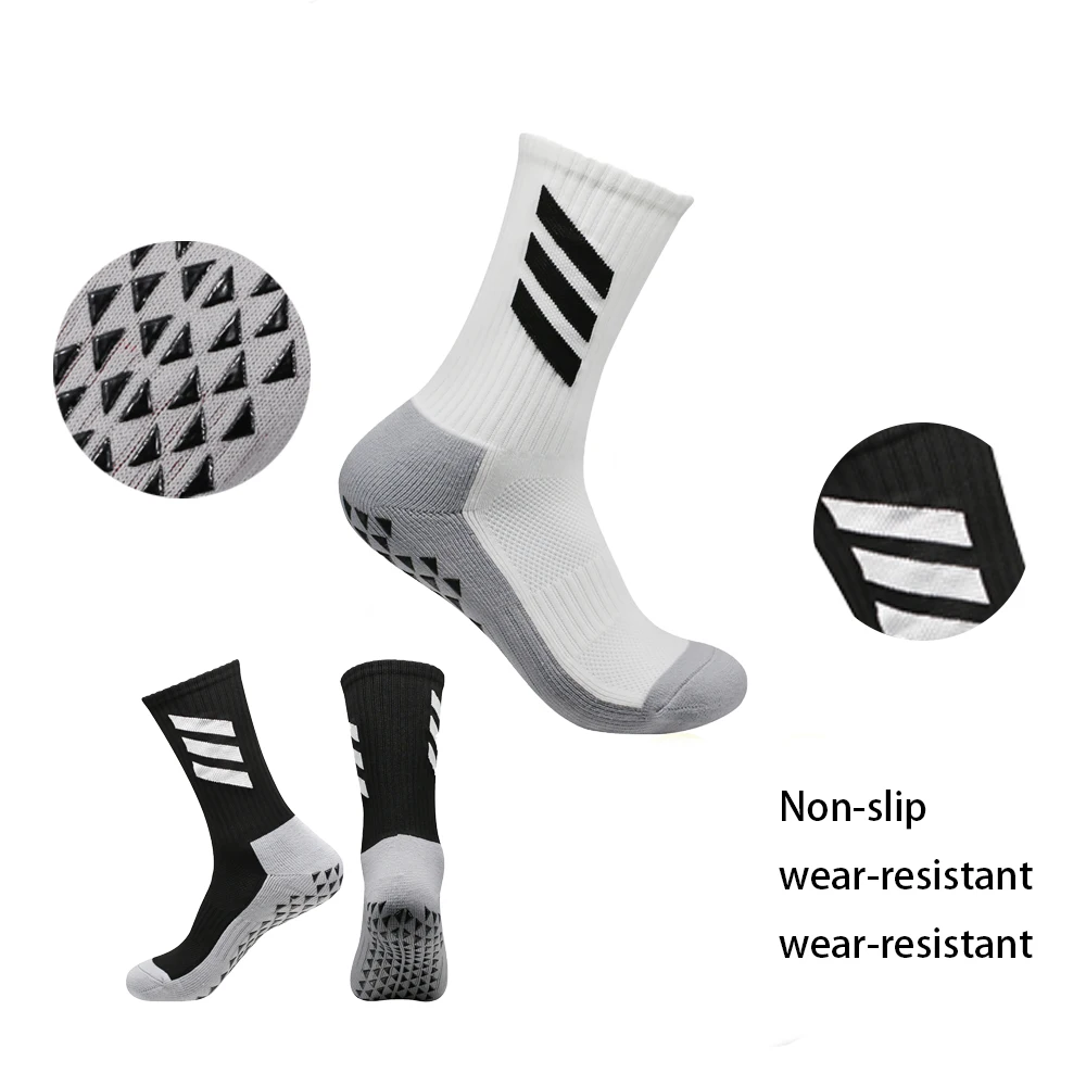 Professional anti slip sports socks rubber grip pads football socks yoga jump rope boxing fitness compet Soccer socks