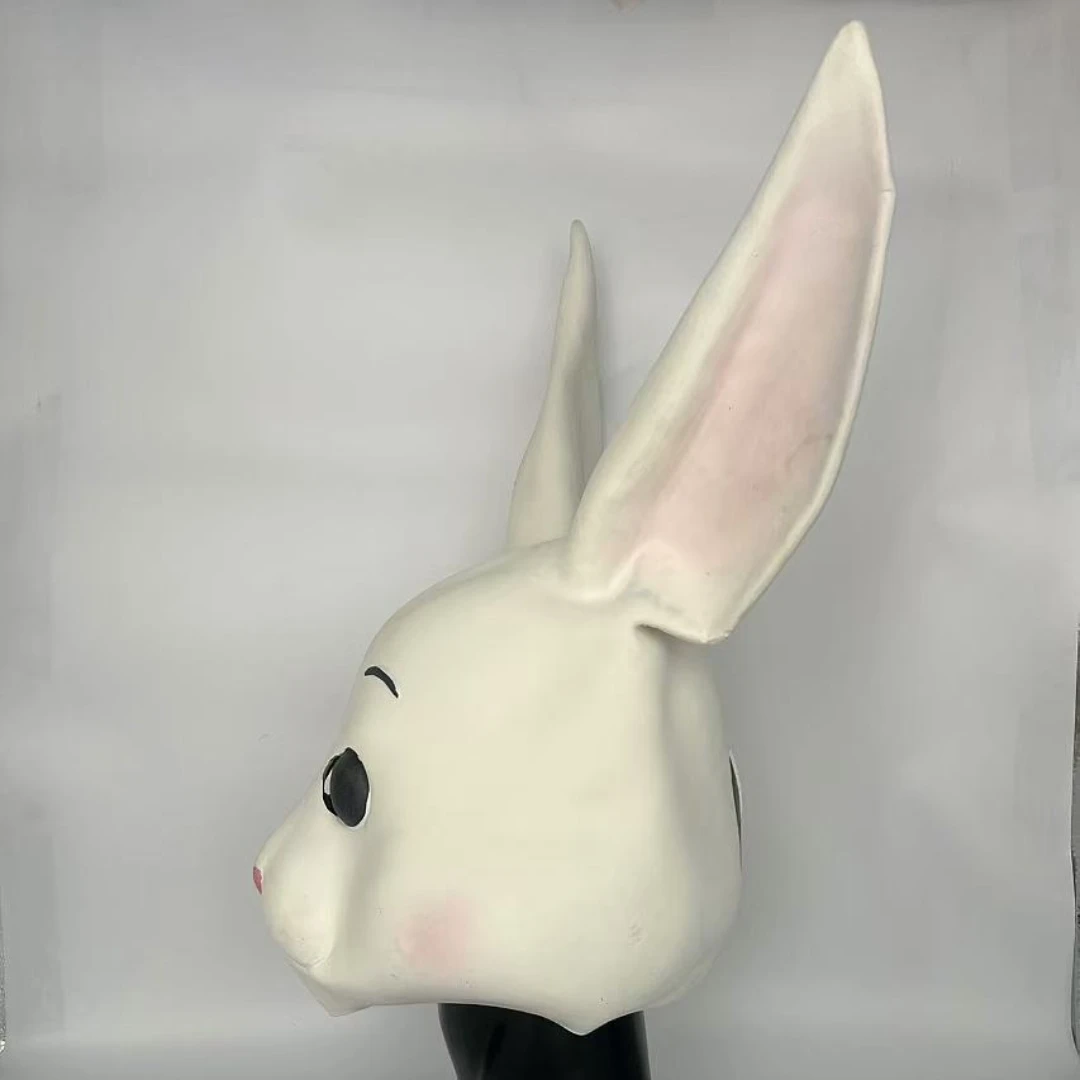 Anime Beastars Haru Cosplay Mask, Lovely Animal Rabbit, Latex Masks, Halloween Masquerade Party, Costume Props