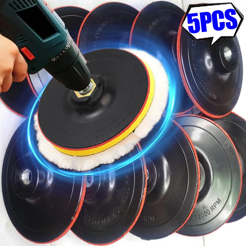 

Самоклеящаяся полировальная подушечка с шестигранной гайкой, опорная подушечка, петля с крючком, флокированная наждачная бумага для угловой шлифовальной машины, полировальное колесо, присоска