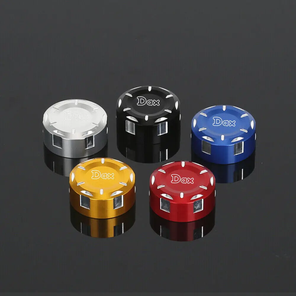 For HONDA DAX 125 2018-2023 3D Aluminum Monkey Logo Rear Brake Fluid Reservoir Cover Accesorios