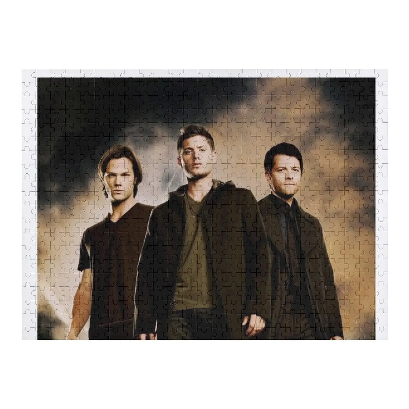 

Sam, Dean, and Cas Jigsaw Puzzle Customs With Photo Toys For Children Puzzle