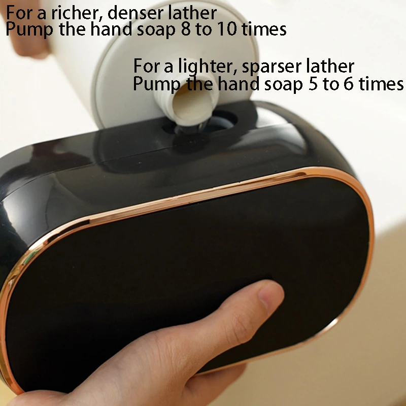 1pcs 벽걸이 형 지능형 유도 폼 손 소독제 자동 거품기 터치리스 적외선 거품 기능 충전식