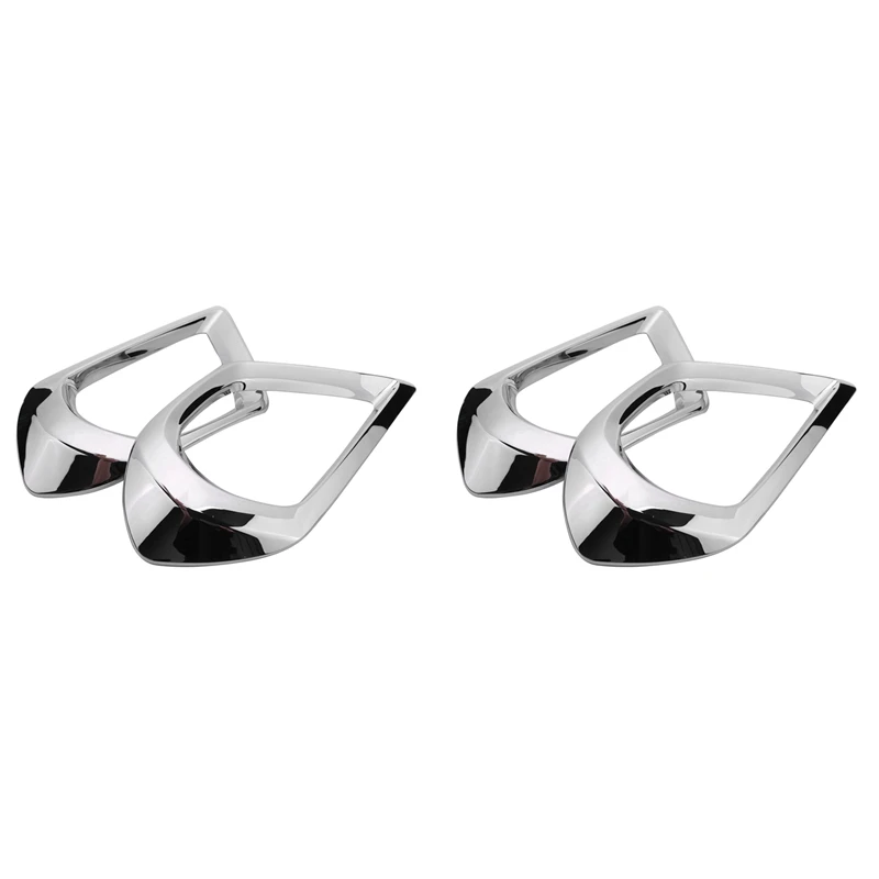 

A48P-4X For Subaru Forester SJ 2014 2015 2016 Chrome Front Fog Light Lamp Bumper Foglight Cover Trim Frame