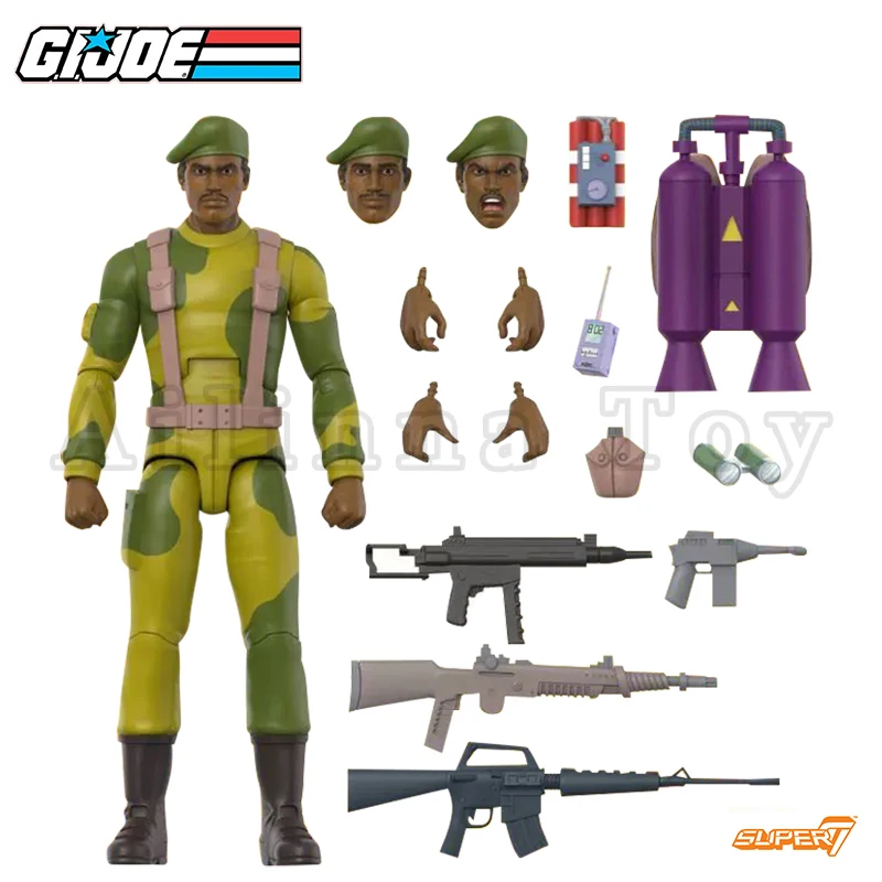 Super7 G.I.JOE 7inches Action Figure Wave 4 Stalker Baroness Gung Ho Zartan Anime Collection Movie Model For Gift