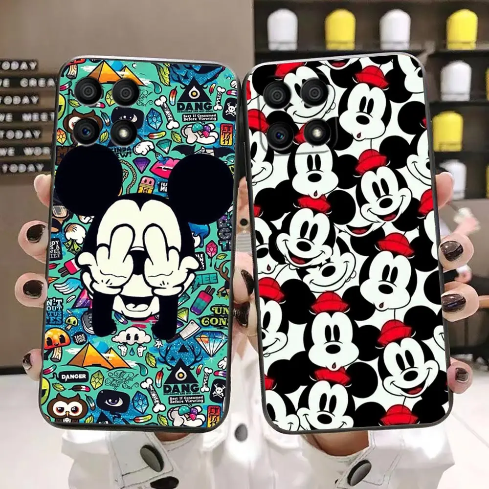 Cute M-Mickey M-Minnie Mouse Phone Case For HUAWEI Honor 9X 9 8 8X Max 90 80 70 60 50 30 20 Lite Pro 5G Case Funda Coque Shell