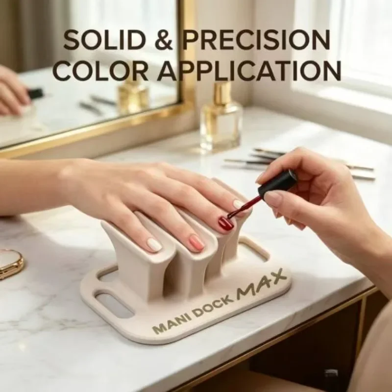 3D Printed Cross-border New Product Ergonomic 4-Finger Nail Art Rest Nail Brace, Easy and Convenient To Operate