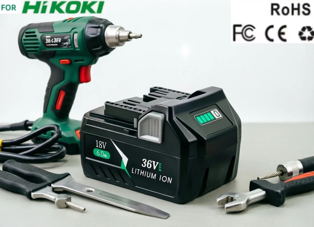 

For HiKOKI Hitachi 18V 6.0Ah Battery Consistent Power for Drill Hammer Impact Wrench Grinder Saw Jigsaw Recip Saw