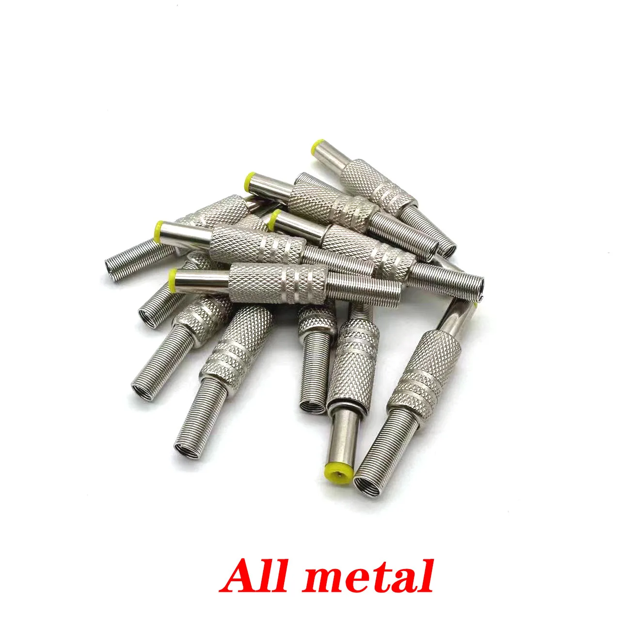 20pcs DC Power male Plug 3.5x1.3mm 4.0x1.7mm 4.8x1.7mm 5.5x2.1/2.5mm 6.3x3.0mm Adapter Charging Solder Plugs Jack DC Connector