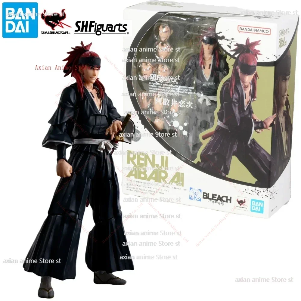 In Stock Bandai S.H.Figuarts Bleach Renji Abarai SHF Action Figure Collectible Toy Gift