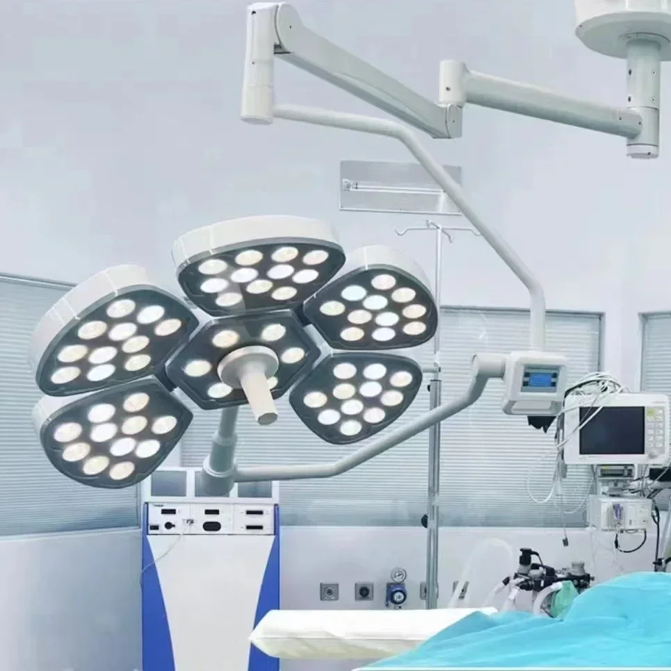 Factory Wholesale HLED-5 Operating Room Ceiling Petal Lamp Medical Led Shadowless Surgical Light