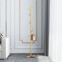 Marble household floor-standing clothes rack for bedroom, simple clothes rack, popular coat rack, clothing hanger, storage rack