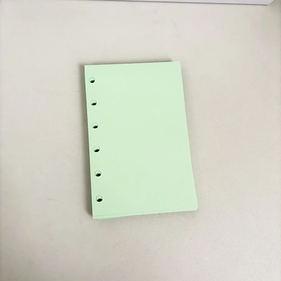 Sharkbang A7 M5 Nachfüll-Notizbuch, 45 Blatt Notizbuch-Indexpapiere, bunte leere Notizblöcke, Schulbedarf – Detail 7