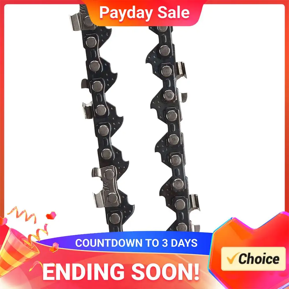 

12-дюймовая металлическая цепь для бензопилы, 22 зуба, 45 ведущих звеньев, сменная цепь для бензопилы, запасные части, шаг 3/8 дюйма, лезвия для бензопилы