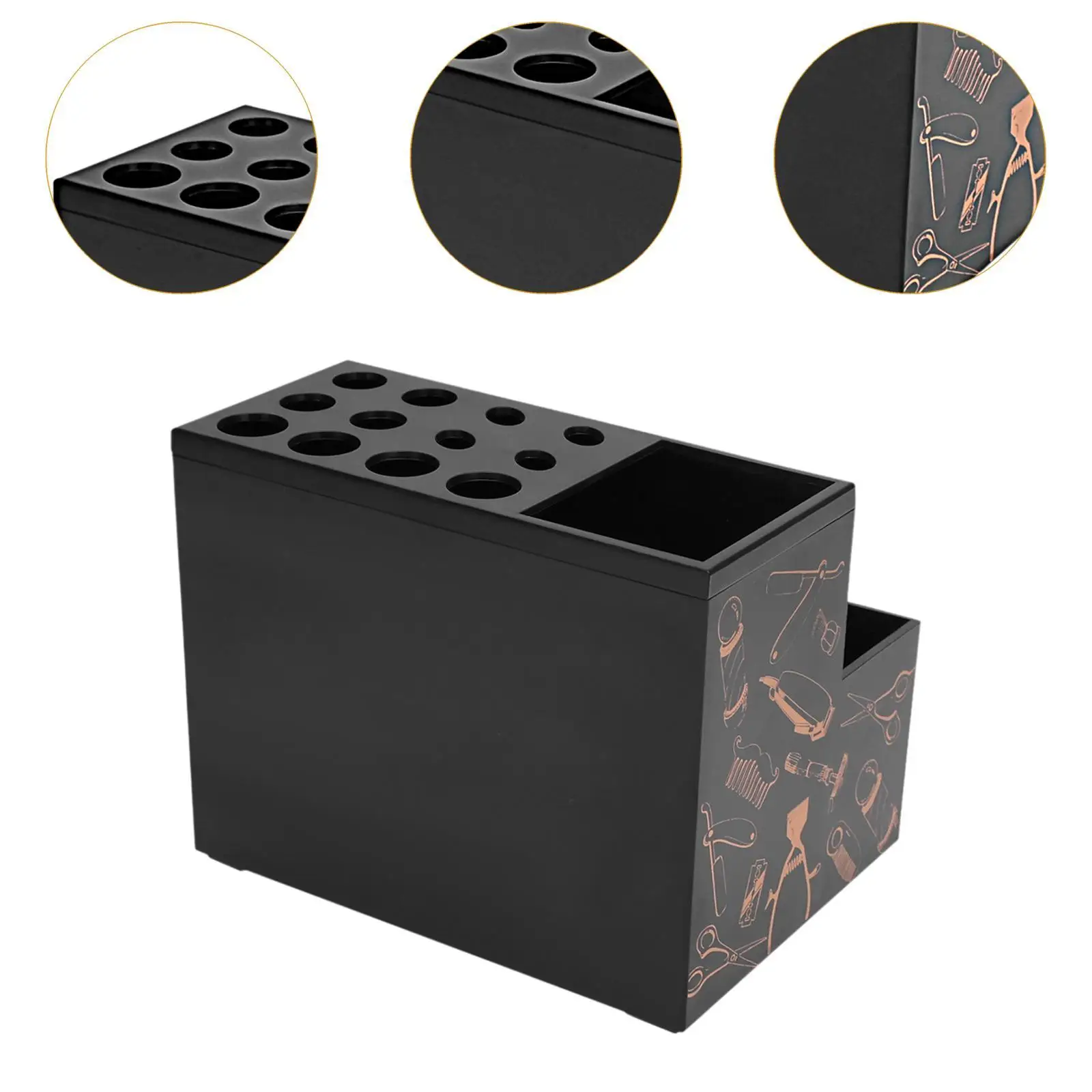 Salon Scissors Holder Rack Professional Barber Scissors Holder Box for Clips