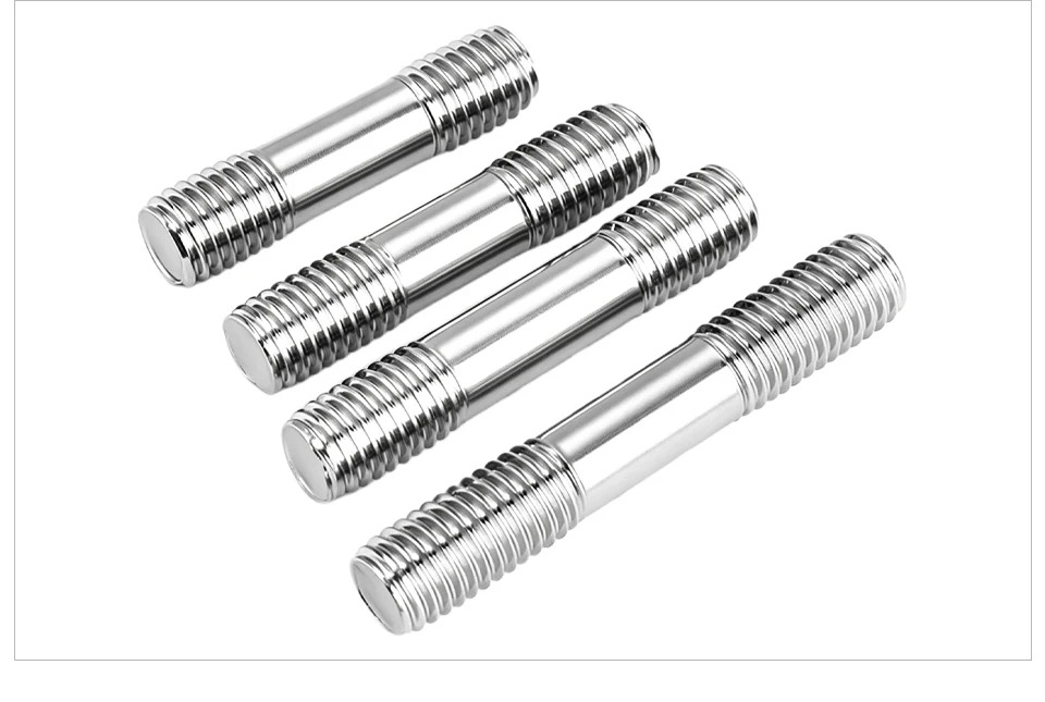 304 Edelstahl Doppelendbolzen, Doppelkopf-Gewindestange, Bolzen, Schraube M6 M8 M10 M12 M14 M16 GB901 – Detail 7
