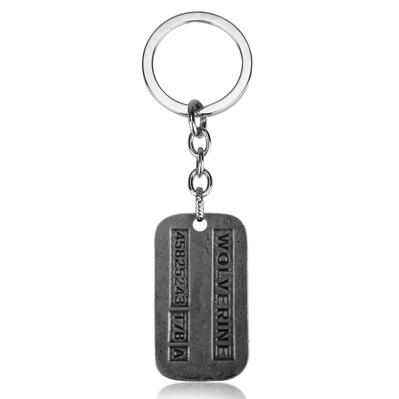 Film Militär Karte Halskette Wolf Claws Wolverine 45825243   T78 A Dog Tag Anhänger Halsketten Cosplay Requisiten Zubehör für Männer Fans