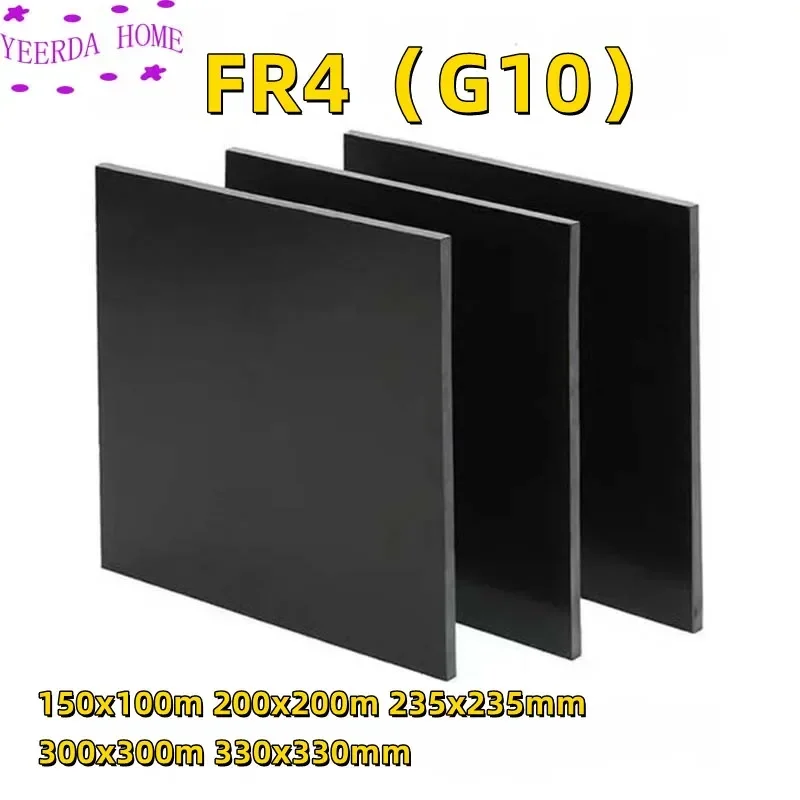 

All-Size Black Glassfibre Template Board Sheet G10 Epoxy Glass Fiber FR4 Fibreglass Plate 3D printer Removable Platform